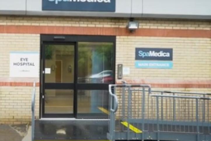 Entrance to SpaMedica Romford