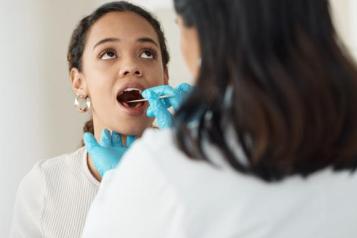 patient getting dental care